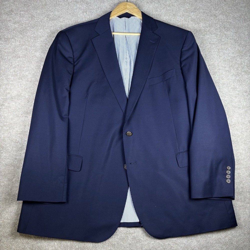 Brooks Brothers Explorer Madison Fit 50R Navy Wool Blend Sport Coat